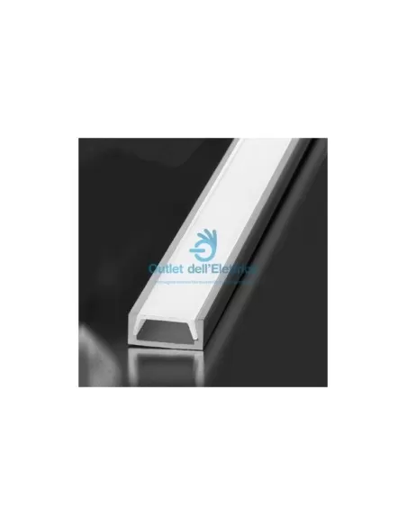 Gea luce GSTP61 Perfil aluminio superficie gris 2m